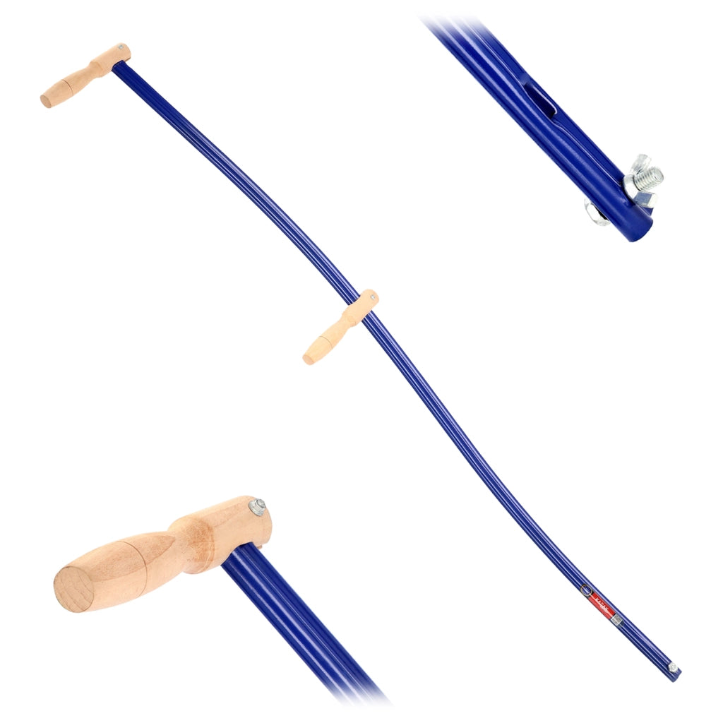 Falce da giardino manuale in metallo KADAX con asta solida da 147 cm