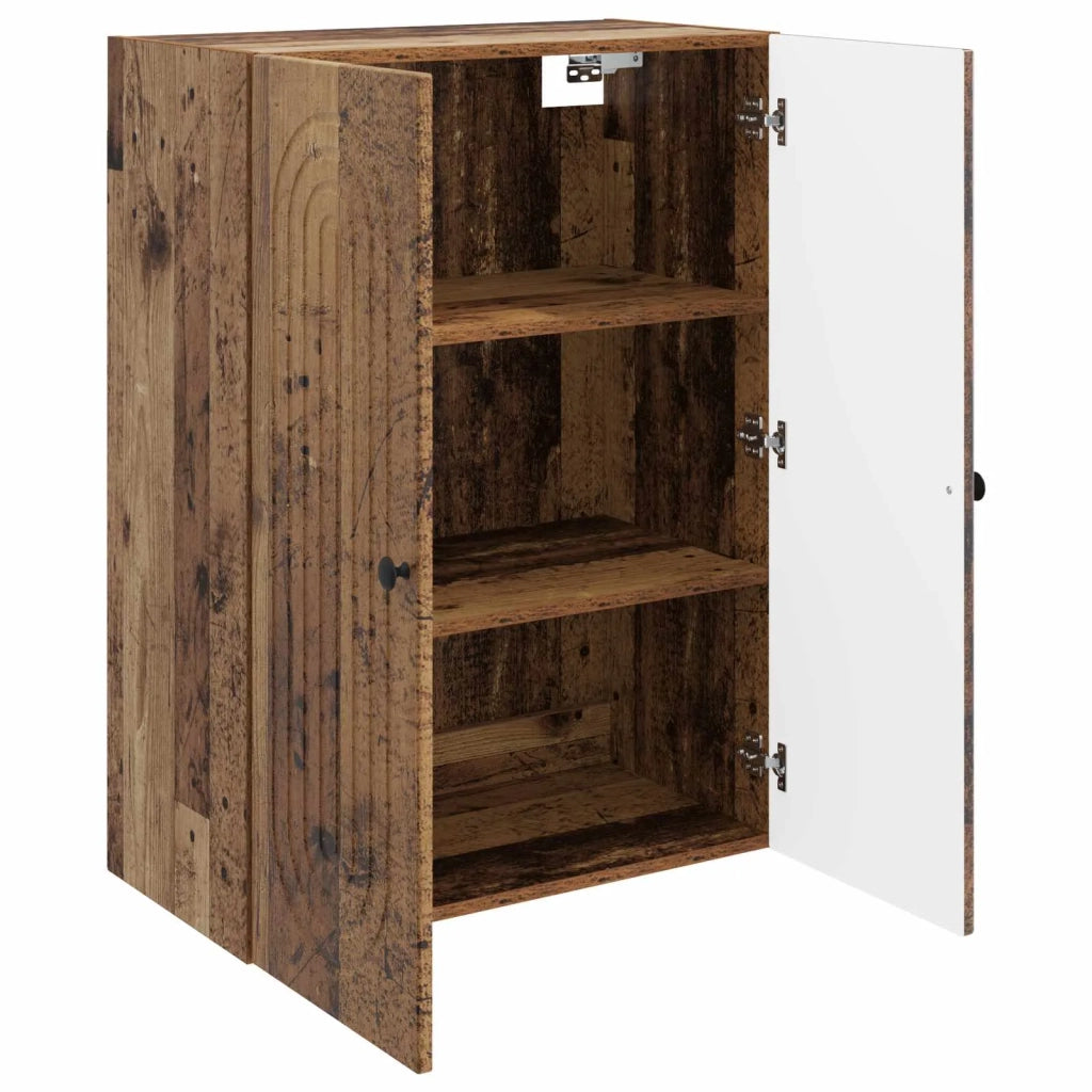 Mobiletto a muro Legno antico 66 x 34,5 x 90 cm