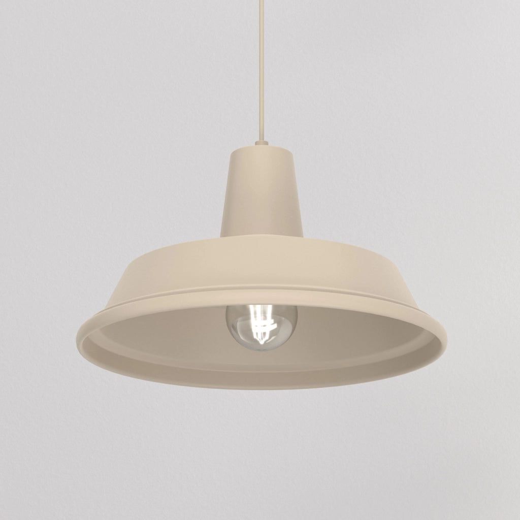 Lampada a sospensione Class beige 1xE27 Luminex