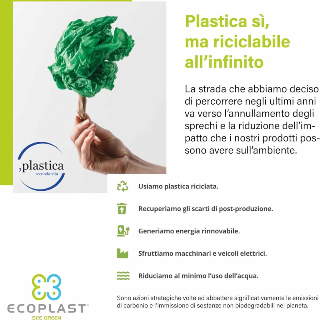 Ecoplast Set 3 Pattumiere 35L Differenziata