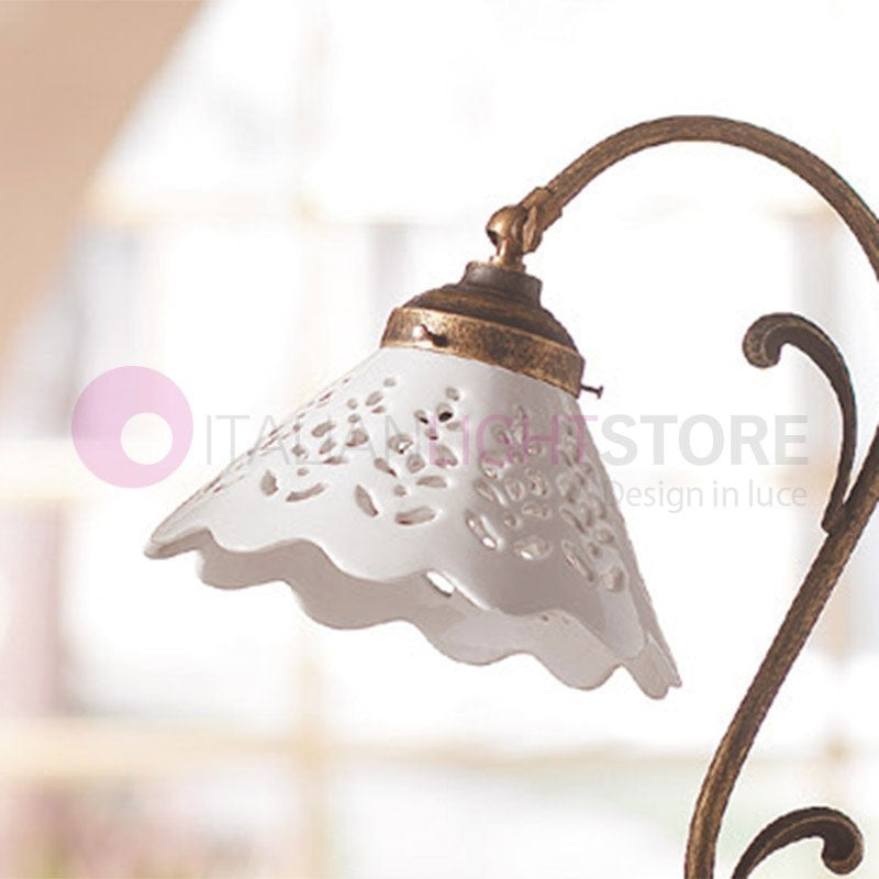 VOLTERRA Lampada da Tavolo Ceramica Rustica Country