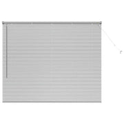 Tendaggi a Veneziana | Tenda a lamelle Argento 130 x 160 cm Alluminio