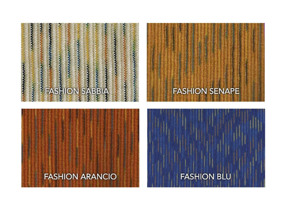 Copridivano/Copripoltrona Elasticizzato Made In Italy Modello Fashion L.T - 4 Posti - Arancio