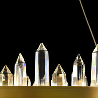 Lampada pendente Modern in Metallo Gletscher Ottone