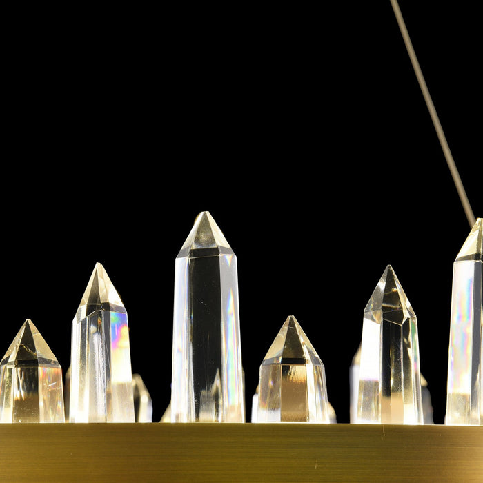 Lampada pendente Modern in Metallo Gletscher Ottone