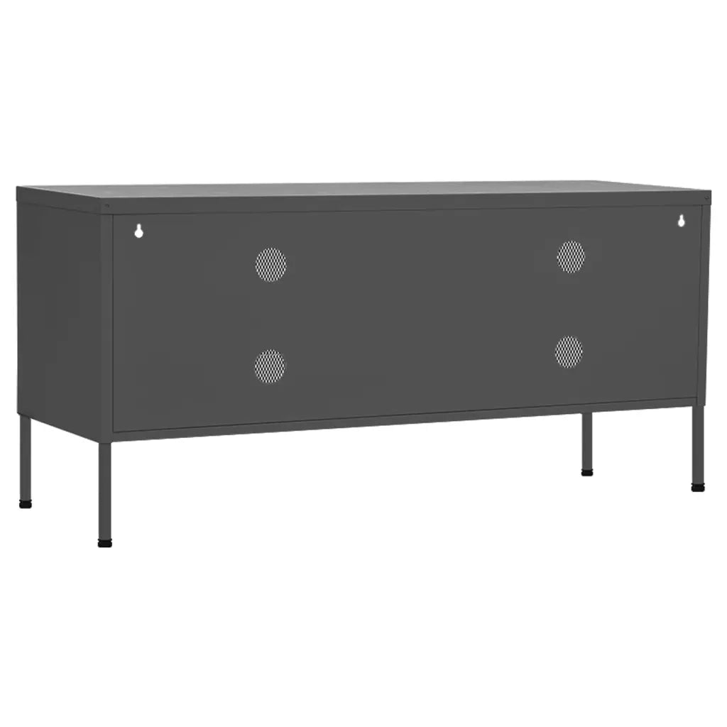 Mobile TV Antracite 105x35x50 cm in Acciaio 336240