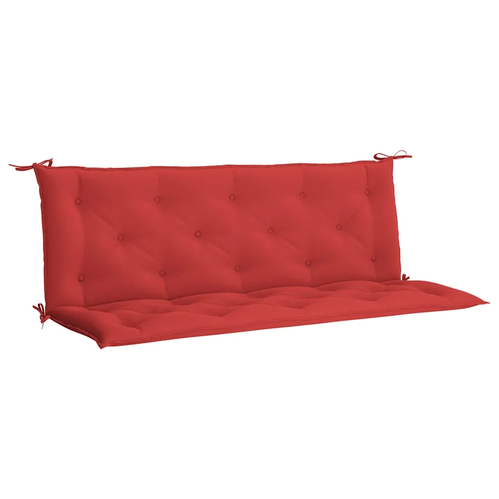 Cuscino per Panca Rosso 150x(50+50)x7cm in Tessuto Oxford