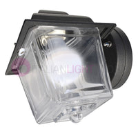 MASSIOLA Mini Lanterna Applique per Esterno con Vetro Trasparente GARDENLIGHT