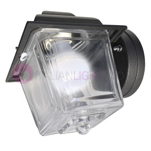 MASSIOLA Mini Lanterna Applique per Esterno con Vetro Trasparente GARDENLIGHT