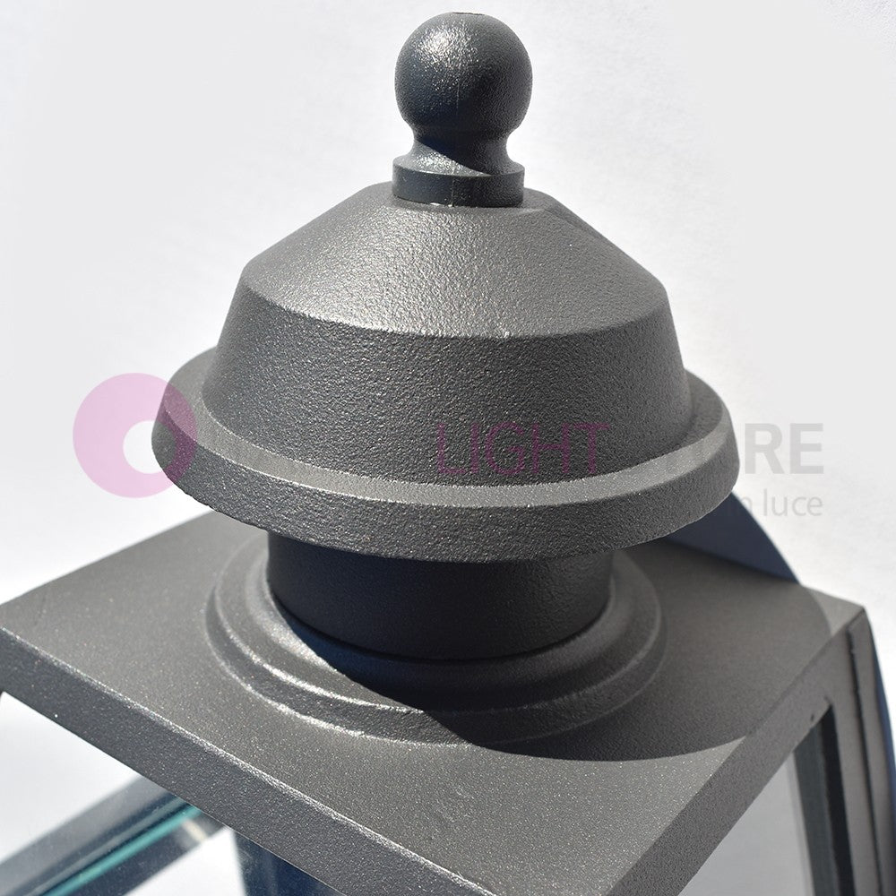 RIVALBA Mezza Lanterna a parete Applique per Esterno Vetri trasparenti GARDENLIGHT