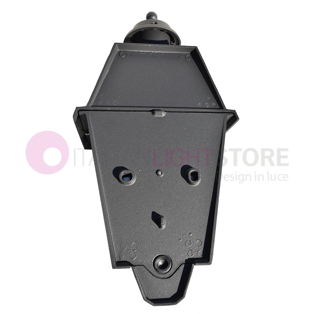 RIVALBA Mezza Lanterna a parete Applique per Esterno Vetri trasparenti GARDENLIGHT
