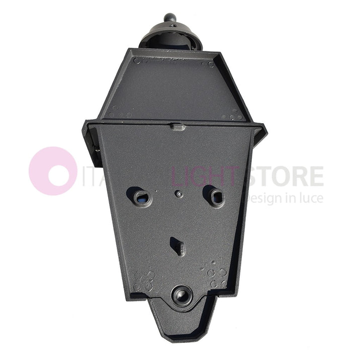 RIVALBA Mezza Lanterna a parete Applique per Esterno Vetri trasparenti GARDENLIGHT