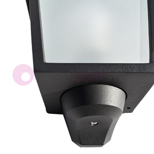 RIVALBA Mezza Lanterna a parete Applique per Esterno Vetri satinati GARDENLIGHT