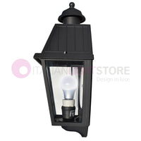RIVALBA Mezza Lanterna a parete Applique per Esterno Vetri trasparenti GARDENLIGHT