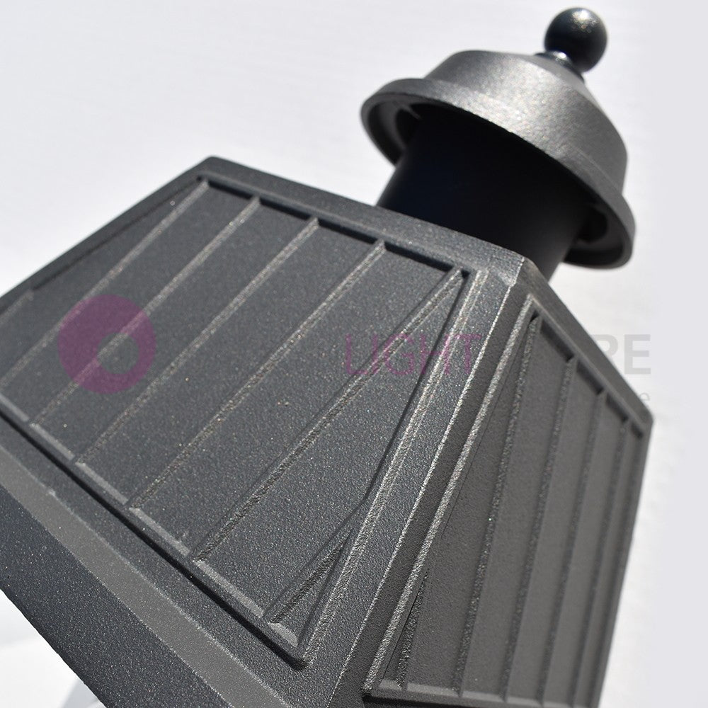 RIVALBA Mezza Lanterna a parete Applique per Esterno Vetri trasparenti GARDENLIGHT