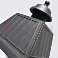 RIVALBA Mezza Lanterna a parete Applique per Esterno Vetri trasparenti GARDENLIGHT