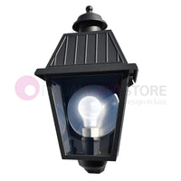 RIVALBA Mezza Lanterna a parete Applique per Esterno Vetri trasparenti GARDENLIGHT