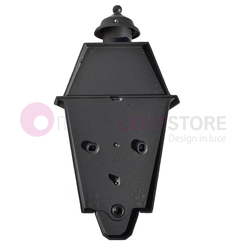 RIVALBA Mezza Lanterna a parete Applique per Esterno Vetri trasparenti GARDENLIGHT