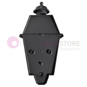 RIVALBA Mezza Lanterna a parete Applique per Esterno Vetri trasparenti GARDENLIGHT