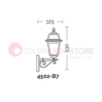 ARTEMIDE ANTRACITE Lampada a Parete da Esterno Classica Quadrata GARDENLIGHT