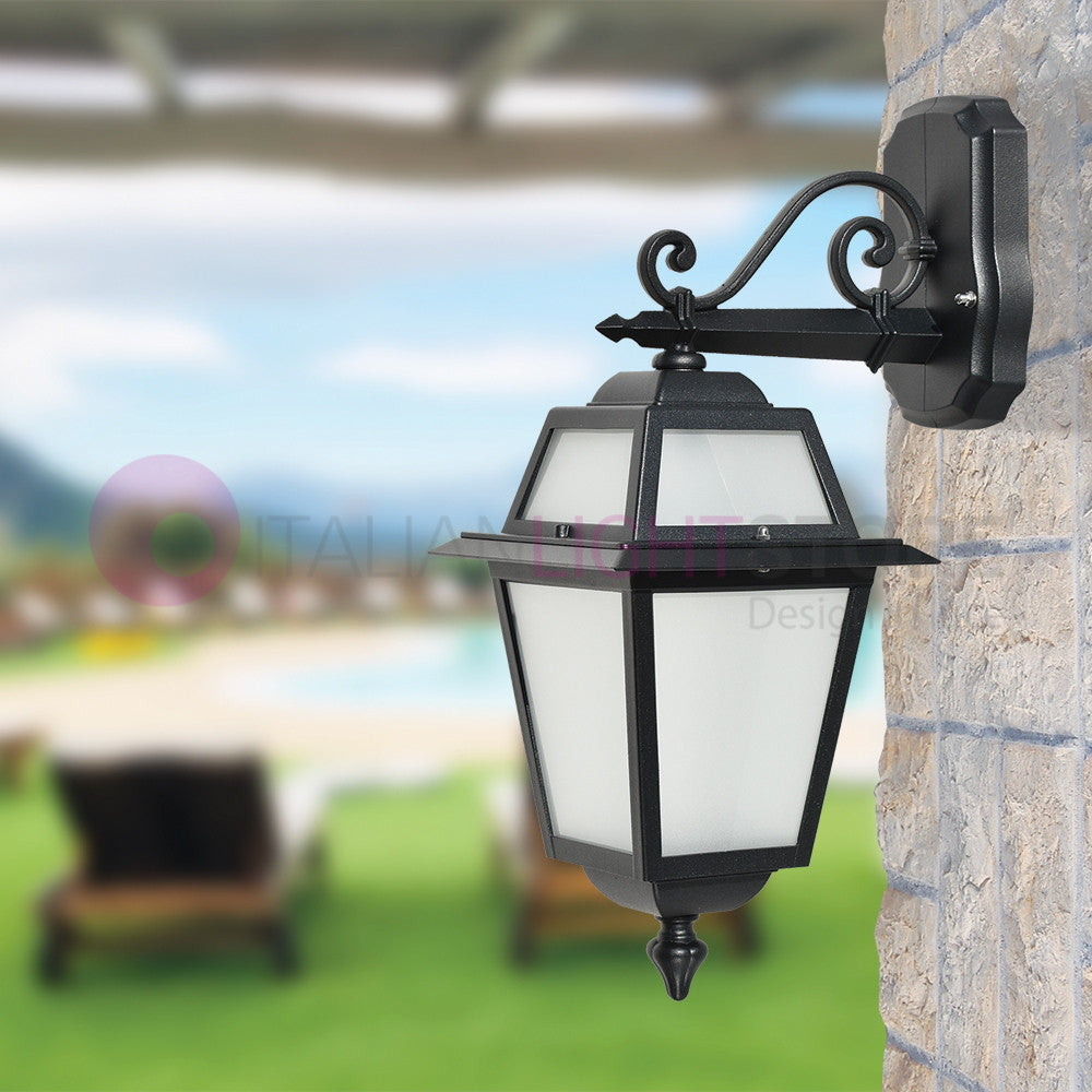 ARTEMIDE ANTRACITE Lampada a Parete da Esterno Classica Quadrata GARDENLIGHT