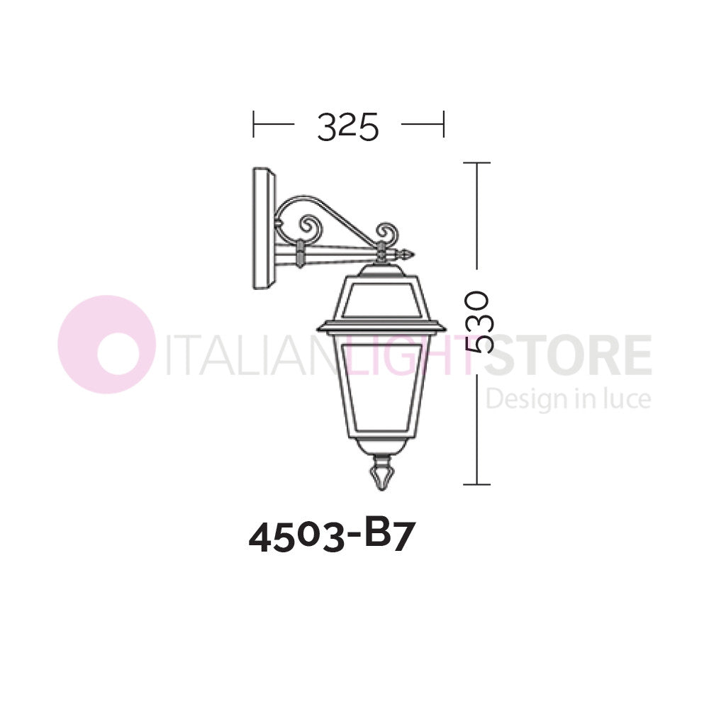 ARTEMIDE ANTRACITE Lampada a Parete da Esterno Classica Quadrata GARDENLIGHT