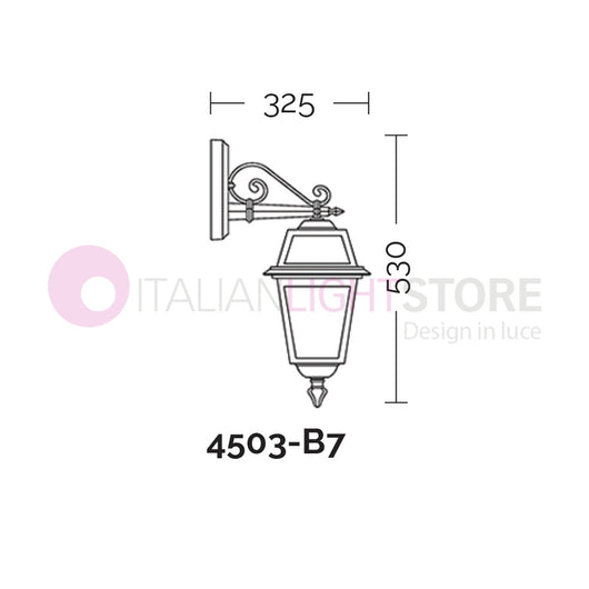 ARTEMIDE ANTRACITE Lampada a Parete da Esterno Classica Quadrata GARDENLIGHT