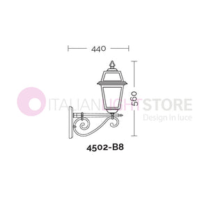 ARTEMIDE ANTRACITE Lampada a Parete da Esterno Classica Quadrata