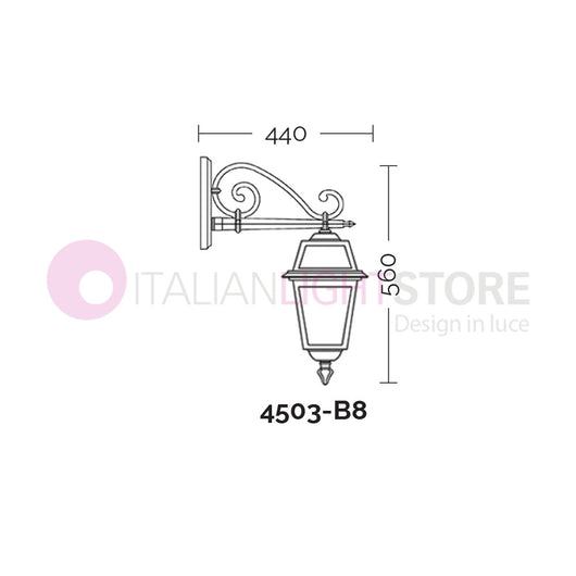 ARTEMIDE ANTRACITE Lampada a Parete da Esterno Classica Quadrata