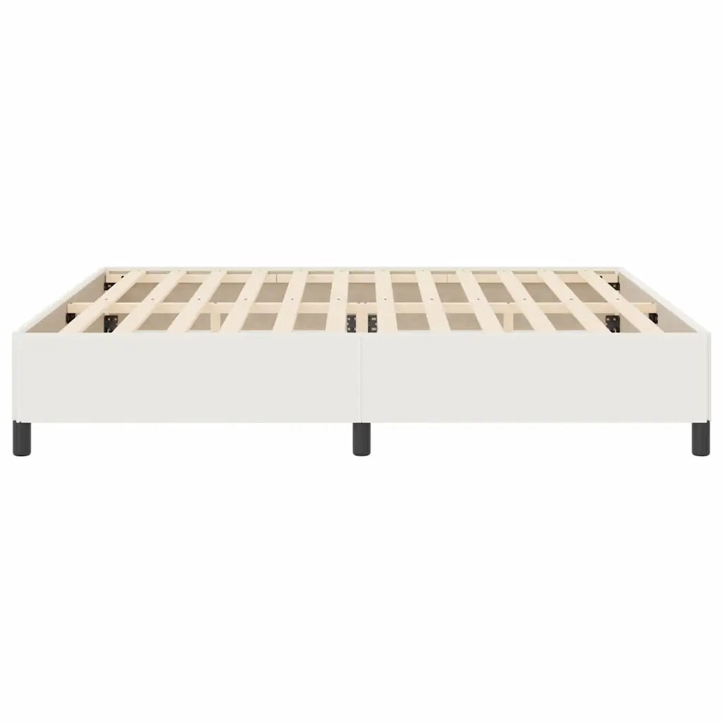 Letto a molle Crema 200 x 200 cm Tessuto in Cords 42006989