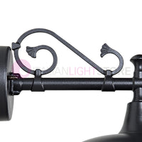 POGGIOPIANO Lanterna a parete L. 35 Applique per Esterno Piatto d.25