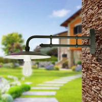 TORRIOLA Lanterna a parete L. 69 Applique per Esterno Piatto d.36