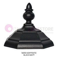 ENEA Applique Lanterna a Parete in Alluminio Applique per Esterno Classica NERO GARDENLIGHT