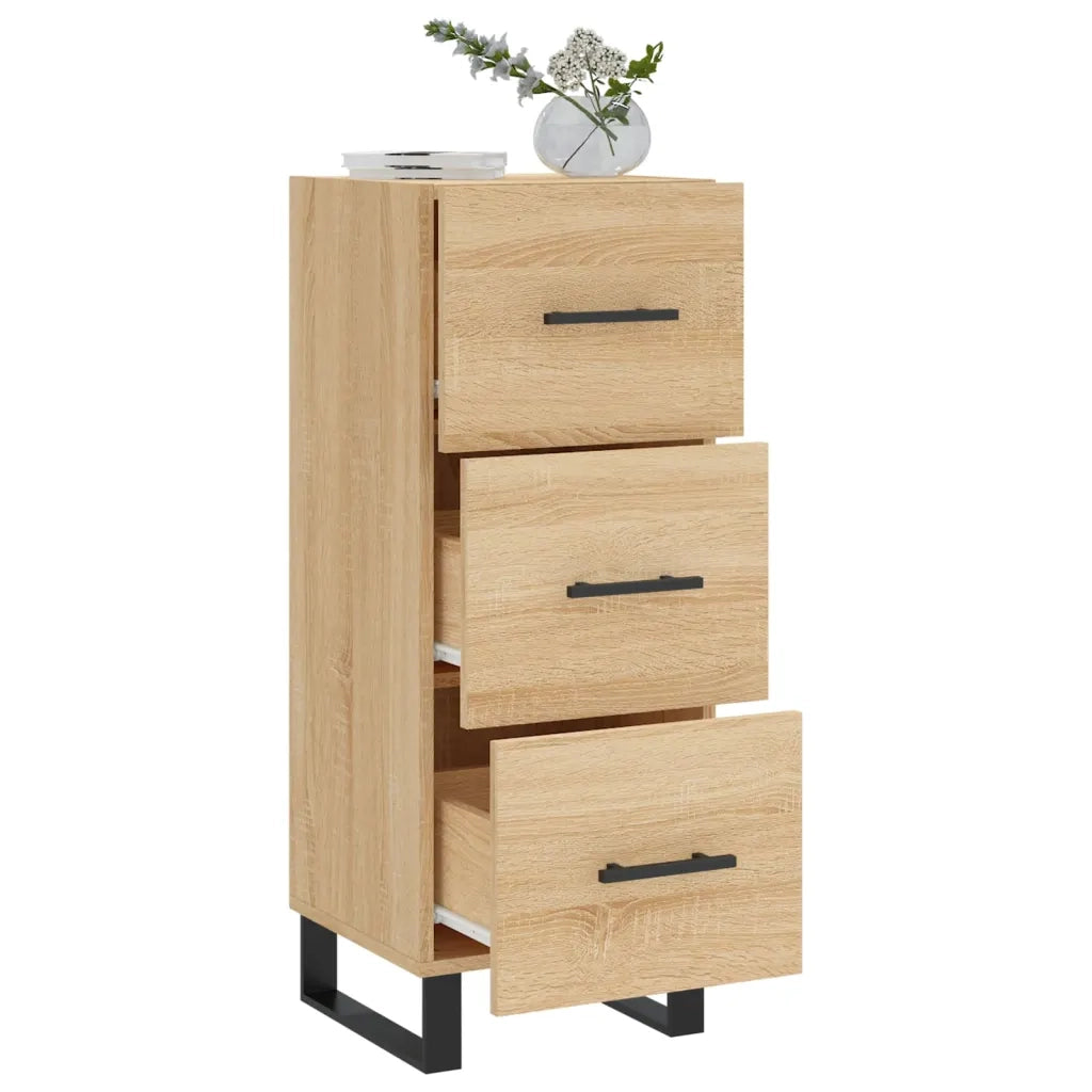 Credenza Rovere Sonoma 34,5x34x90 cm in Legno Multistrato 828631