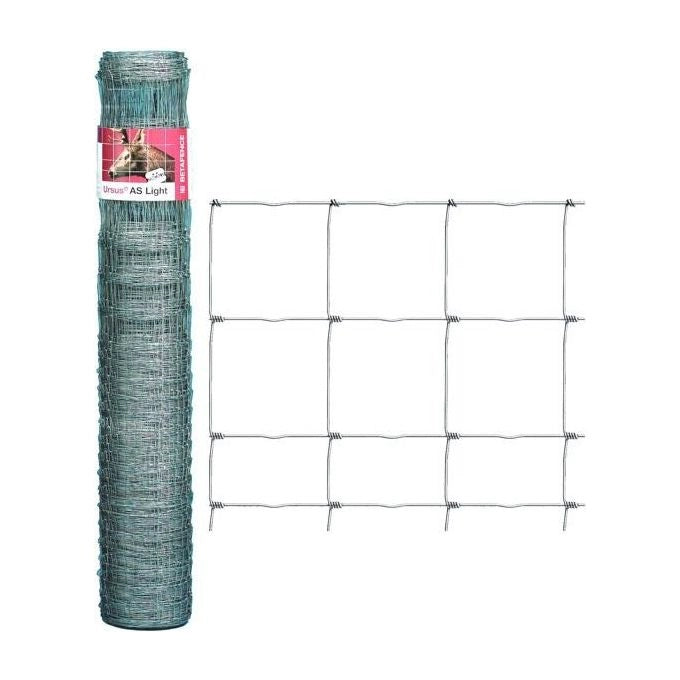 BETAFENCE 5412298019322 Ursus Leger Rete in Acciaio Zincalu Maglie Rettangolari Degradanti 130 cm x 50 m colore Grigio