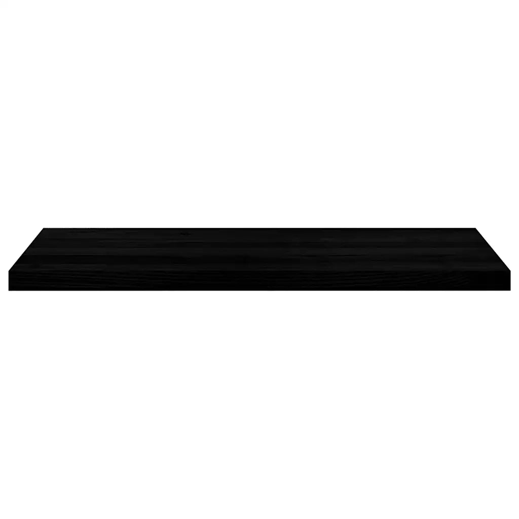 Davanzali 2 pz Marrone Scuro 100x40x2 cm Legno Massello Rovere