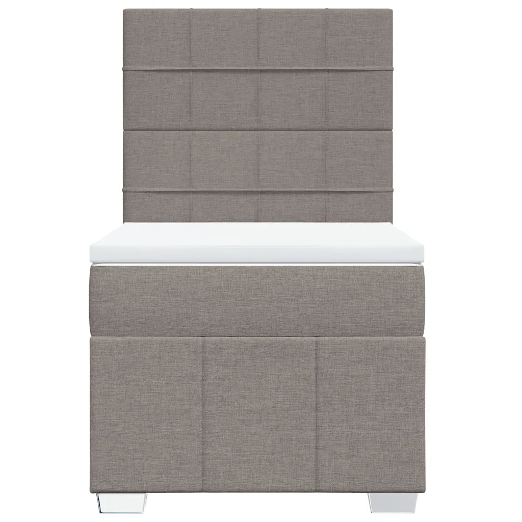 Giroletto a Molle con Materasso Tortora 80x200 cm inTessuto 3293799