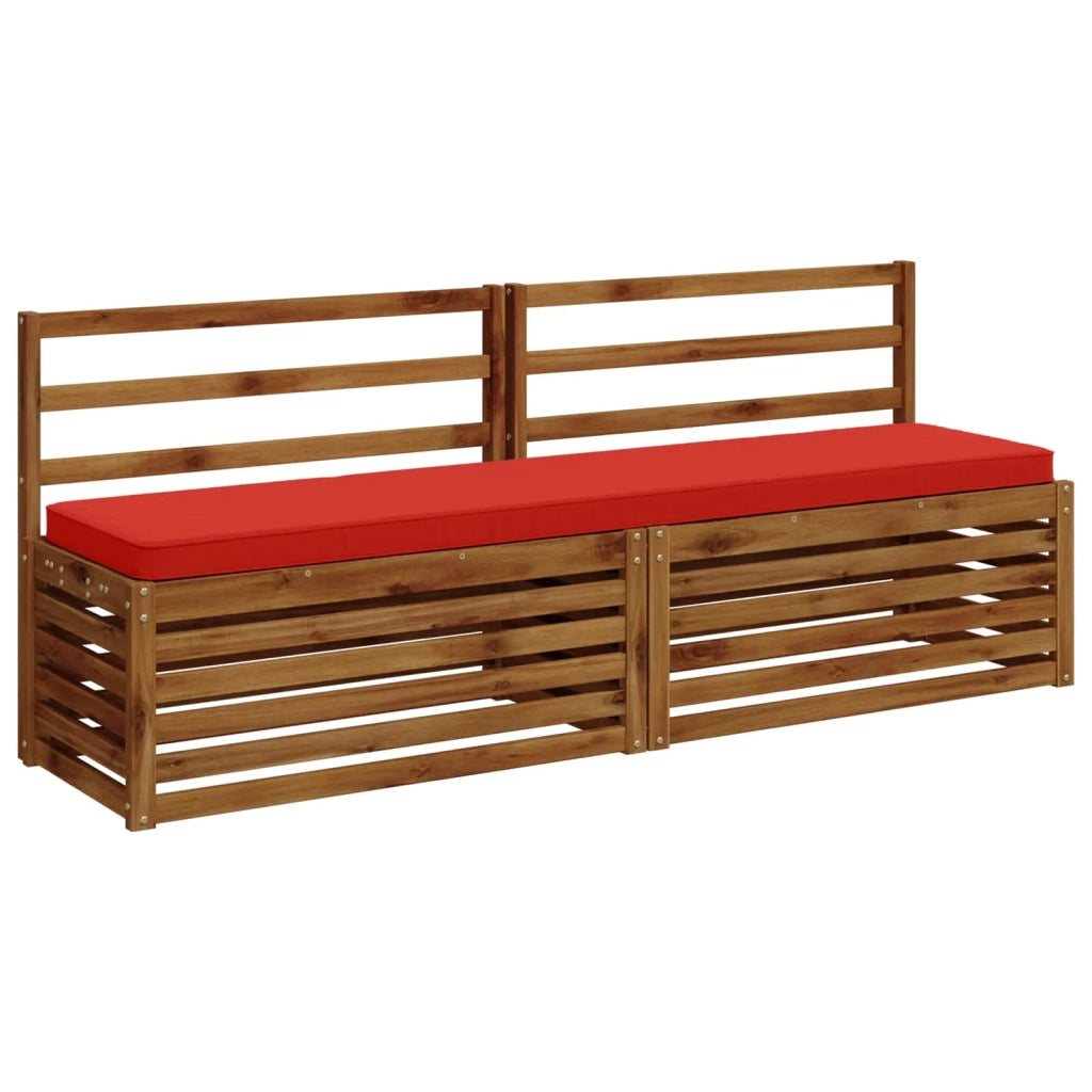 Cuscino per Panchina a 1 Pezzo VUGHT 100% Poliestere Rosso 951508
