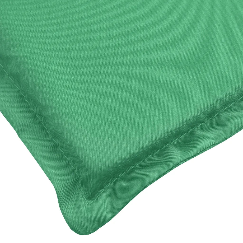 Cuscino per Lettino Verde 200x60x3 cm in Tessuto Oxford 314208
