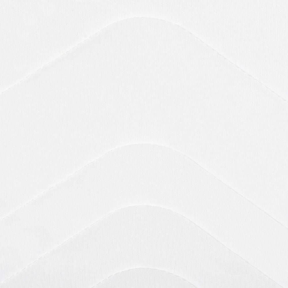 Materasso in Schiuma Viscoelastica Durezza Media Grigio e Bianco 80 x 200 cm Fodera con cerniera
