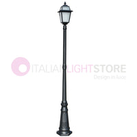 ARTEMIDE ANTRACITE Lampione h. 214 per Esterno Classico Lanterna Quadrata GARDENLIGHT