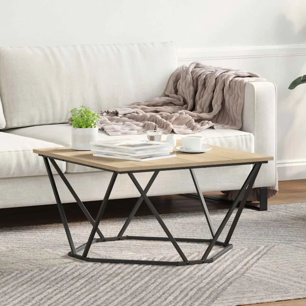 Tavolino da salotto Rovere Sonoma 80 x 80 x 45 cm 868274