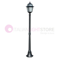 ARTEMIDE ANTRACITE Lampione h. 178 per Esterno Classico Lanterna Quadrata GARDENLIGHT
