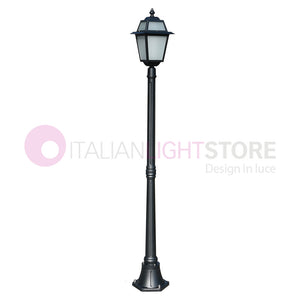ARTEMIDE ANTRACITE Lampione h. 178 per Esterno Classico Lanterna Quadrata GARDENLIGHT