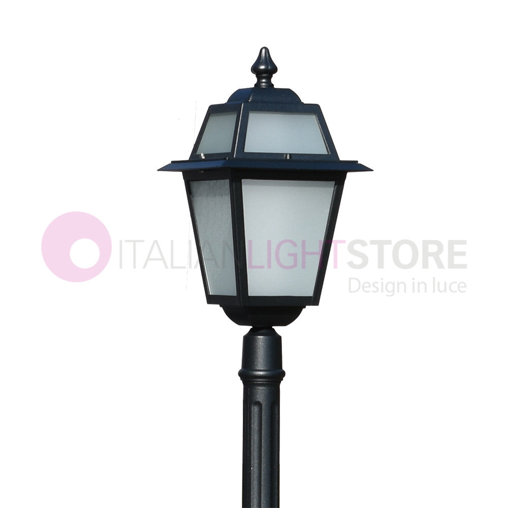 ARTEMIDE ANTRACITE Lampione h. 178 per Esterno Classico Lanterna Quadrata GARDENLIGHT