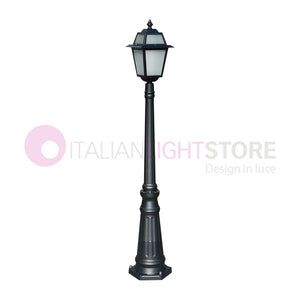 ARTEMIDE ANTRACITE Lampione h. 152 per Esterno Classico Lanterna Quadrata