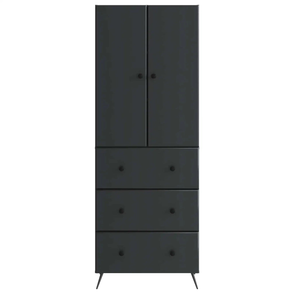 Set di armadi 2 pcs Nero 66 x 34,5 x 90 cm Legno ingegnerizzato 3416881