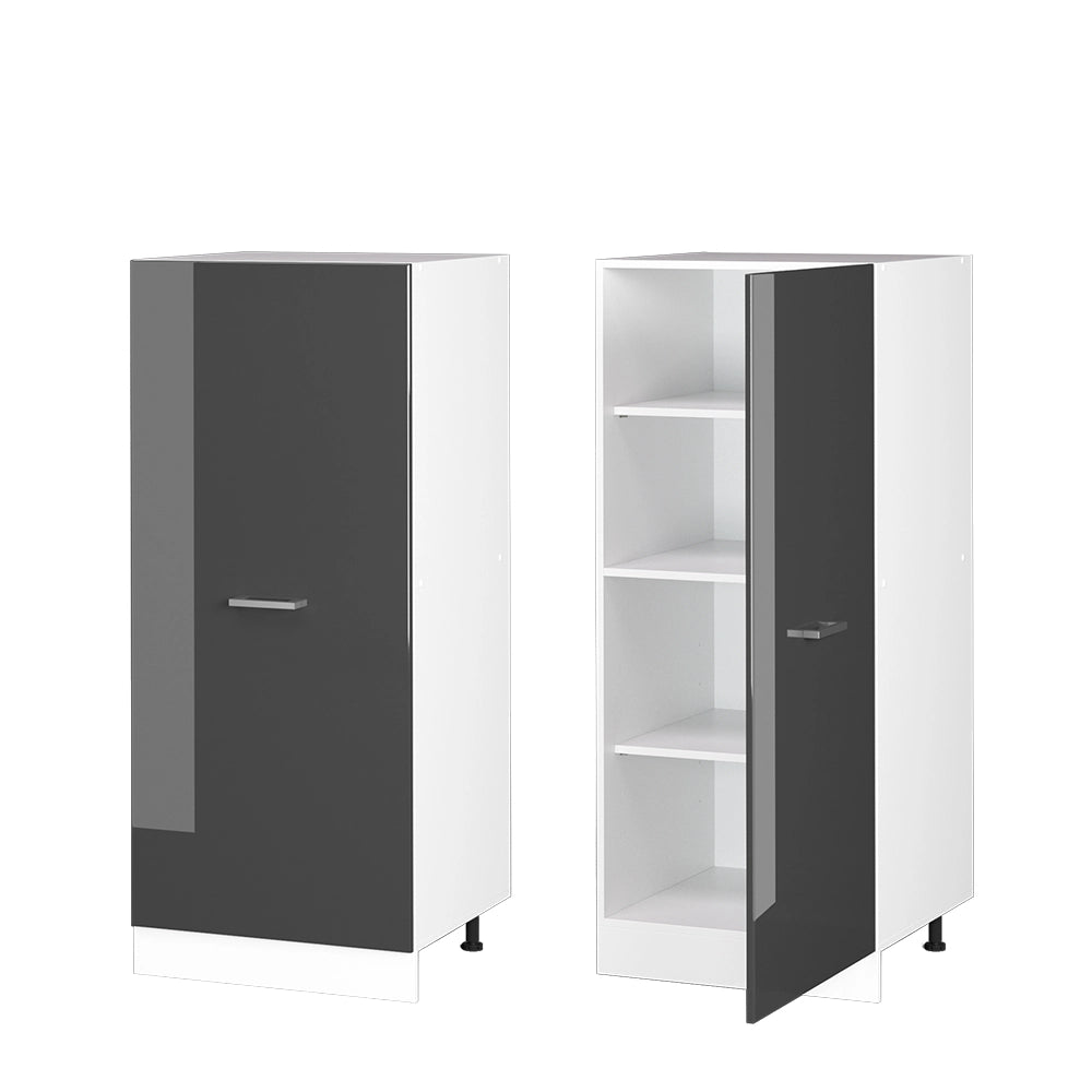Vicco Dispensa universale Antracite lucido 60 cm con anta grande
