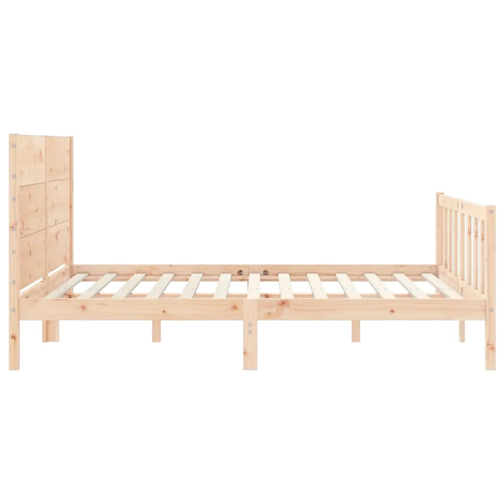 Giroletto senza Materasso 160x200 cm in Legno Massello di Pino 3192761