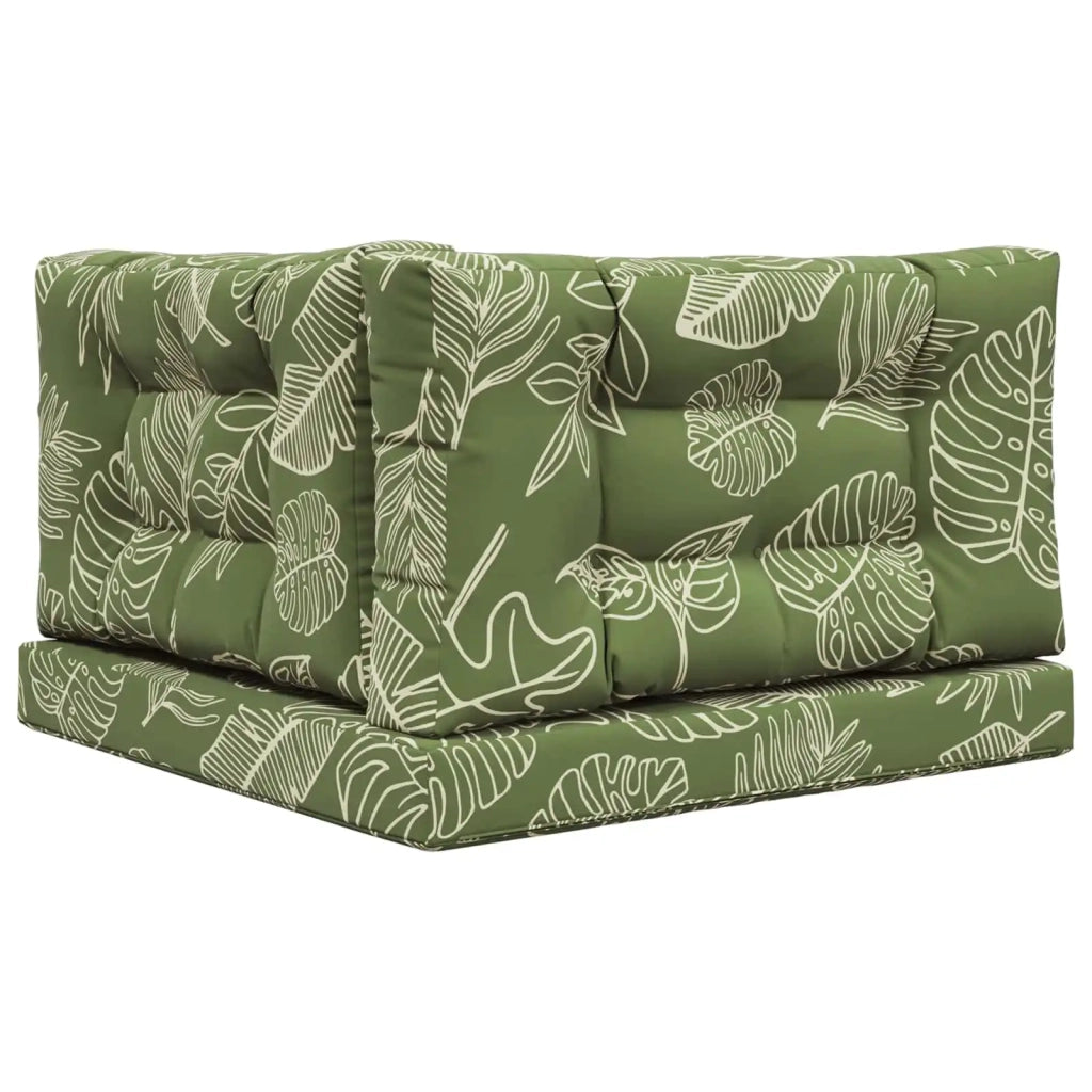 Cuscino per divano da esterno 3 pcs Design a foglia Poliestere